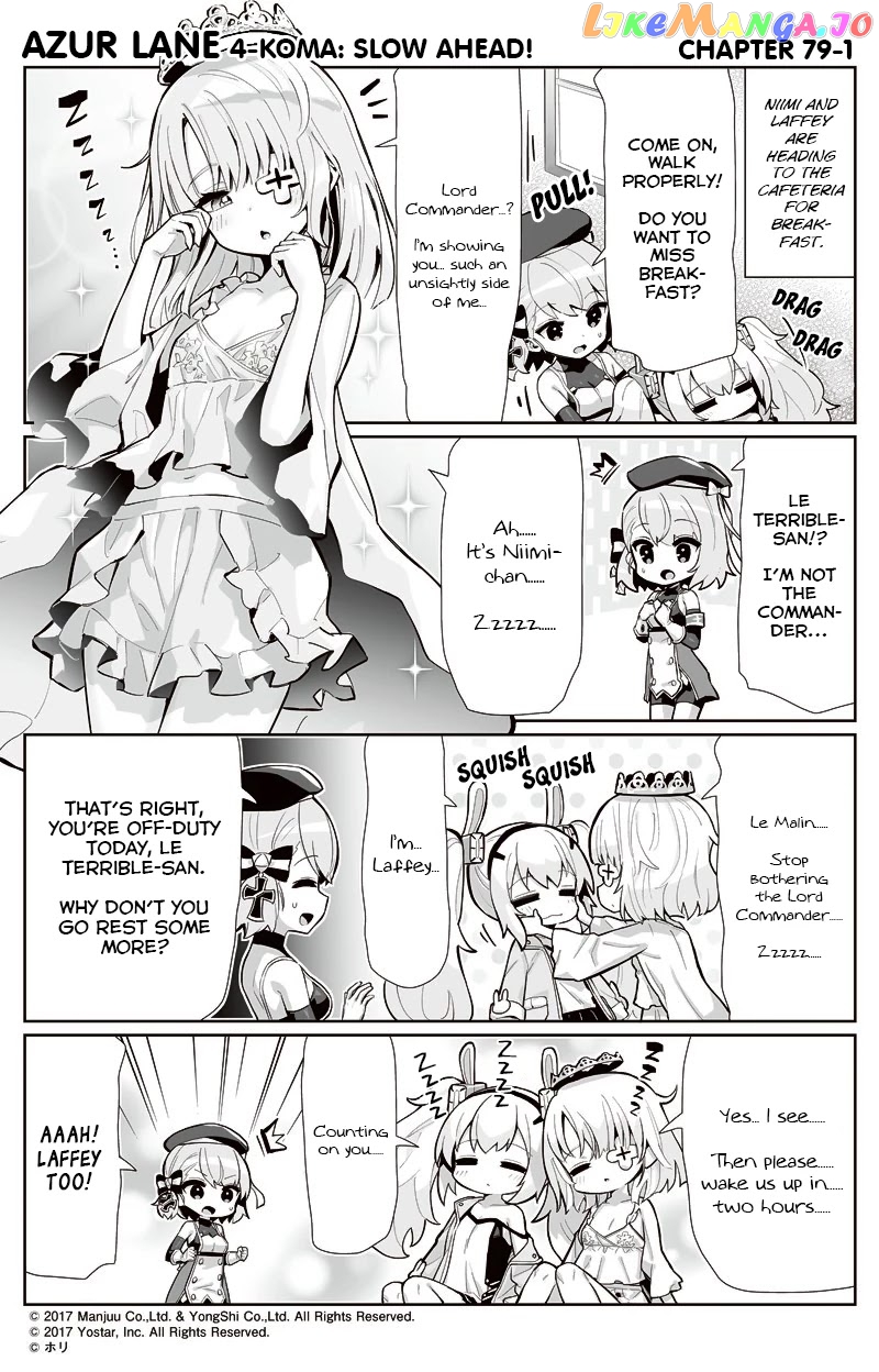 Azur Lane 4-Koma: Slow Ahead chapter 79 - page 1