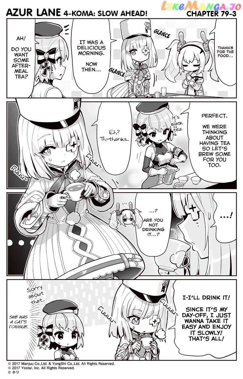 Azur Lane 4-Koma: Slow Ahead chapter 79 - page 3
