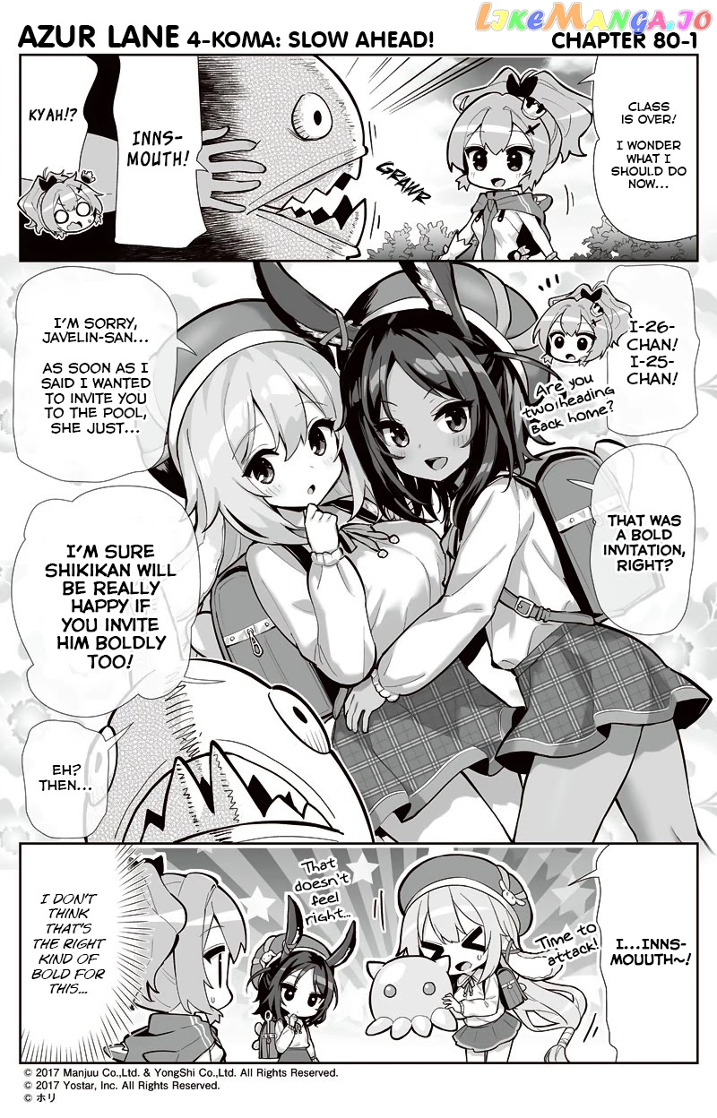Azur Lane 4-Koma: Slow Ahead chapter 80 - page 1