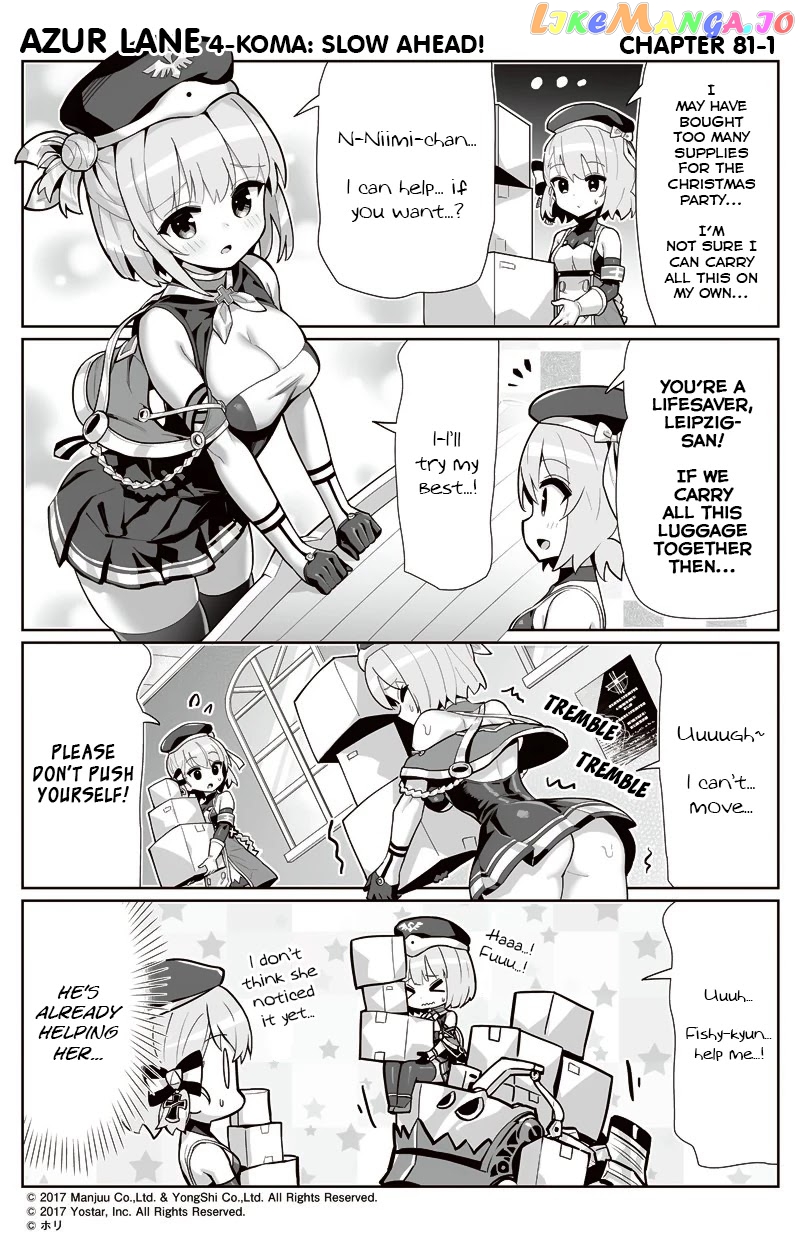 Azur Lane 4-Koma: Slow Ahead chapter 81 - page 1