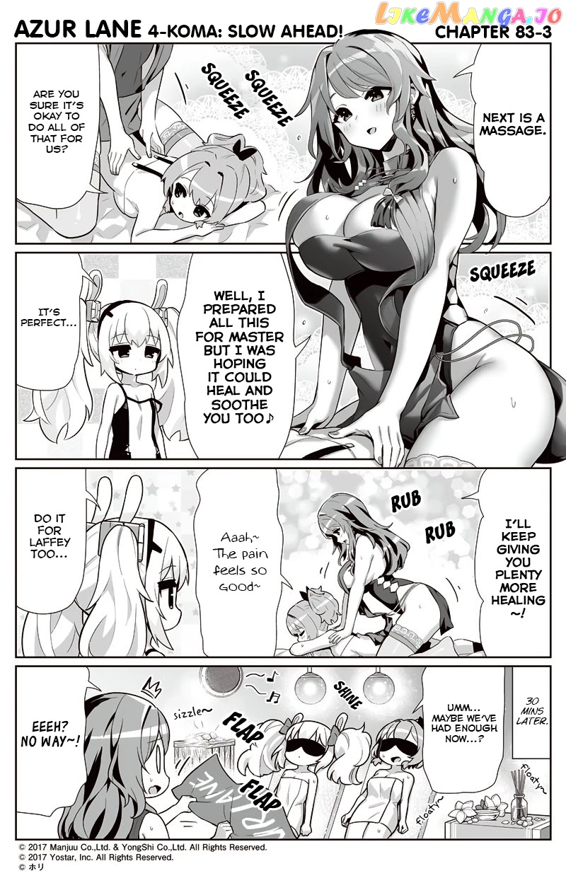 Azur Lane 4-Koma: Slow Ahead chapter 83 - page 3