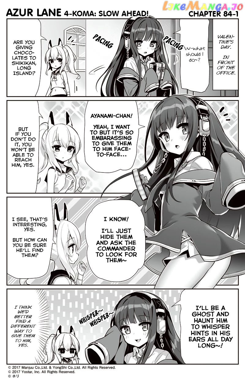 Azur Lane 4-Koma: Slow Ahead chapter 84 - page 1