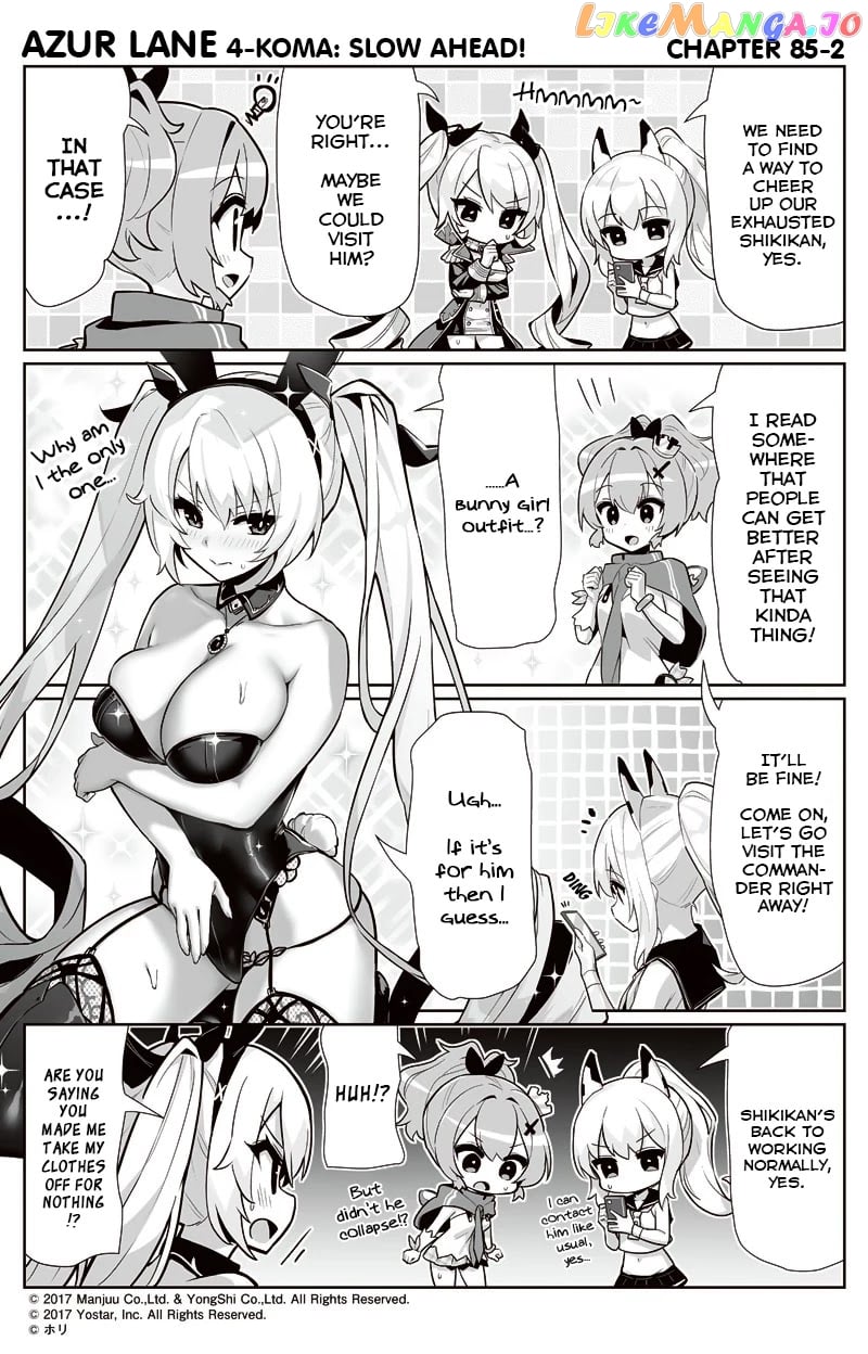 Azur Lane 4-Koma: Slow Ahead chapter 85 - page 2