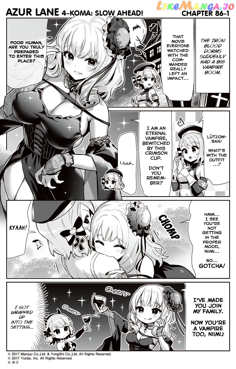 Azur Lane 4-Koma: Slow Ahead chapter 86 - page 1