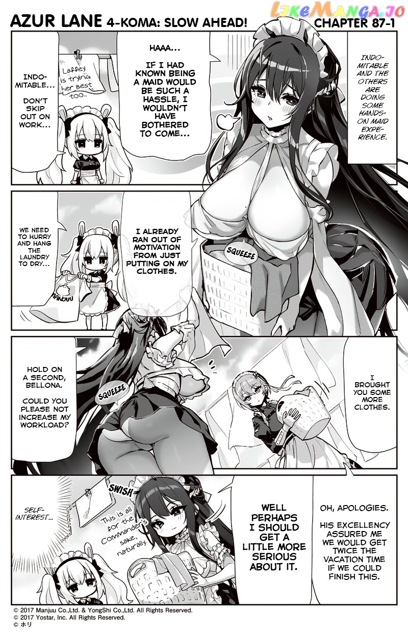 Azur Lane 4-Koma: Slow Ahead chapter 87 - page 1