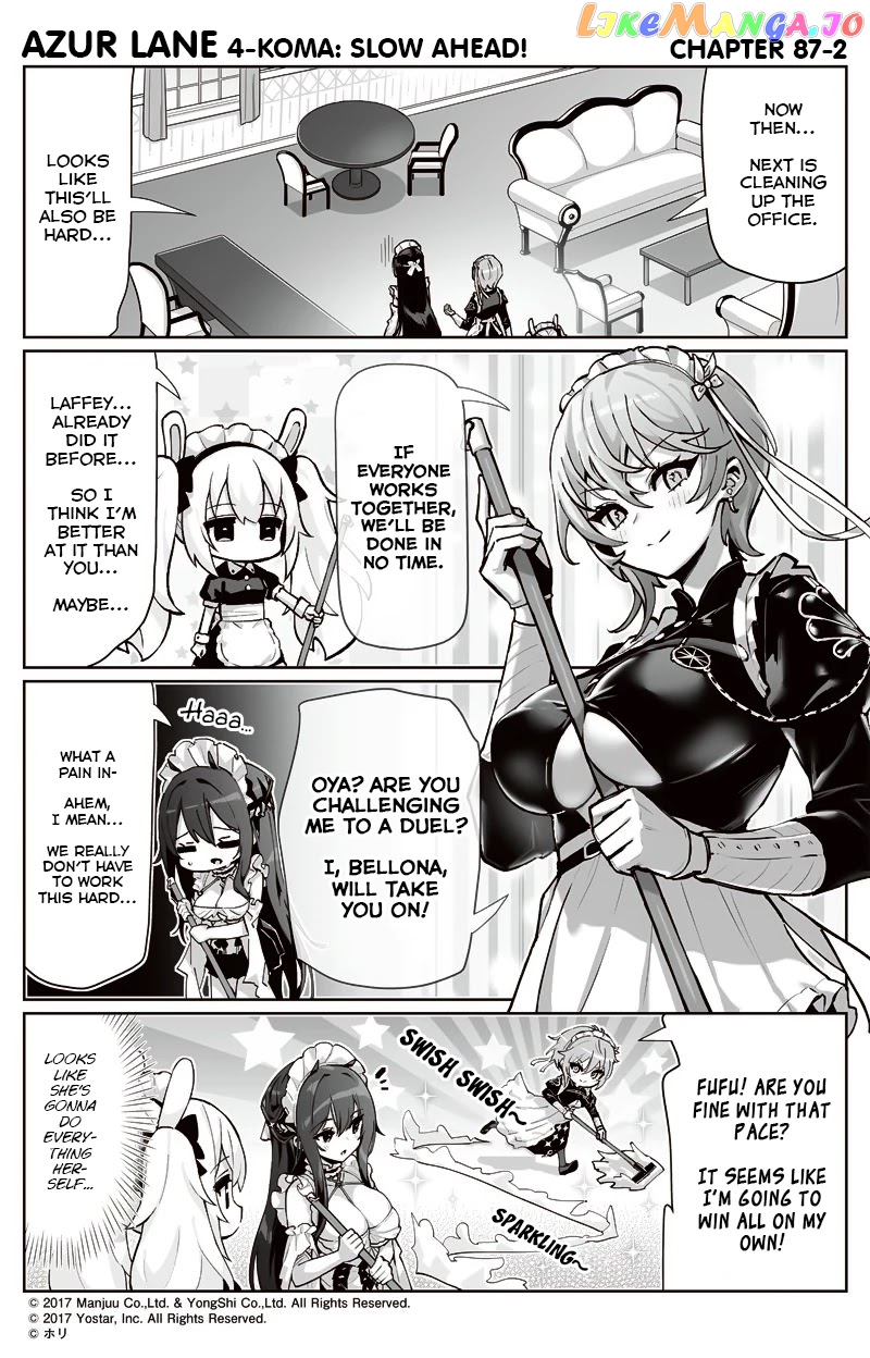 Azur Lane 4-Koma: Slow Ahead chapter 87 - page 2