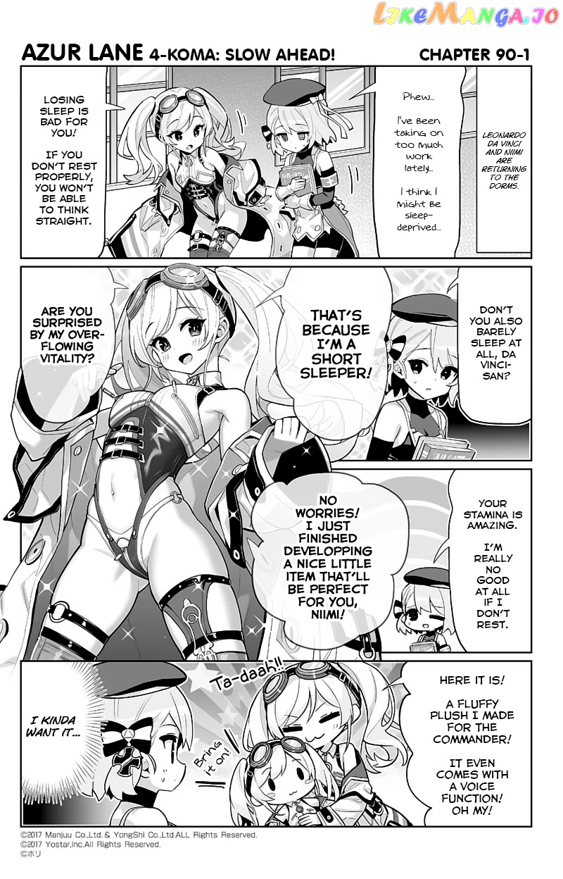 Azur Lane 4-Koma: Slow Ahead chapter 90 - page 1
