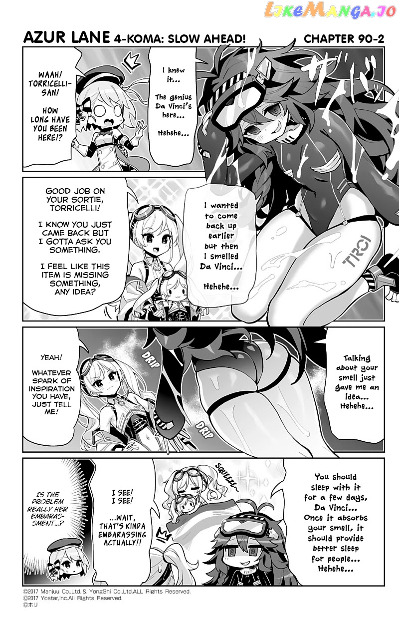 Azur Lane 4-Koma: Slow Ahead chapter 90 - page 2