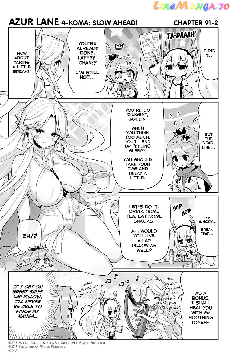 Azur Lane 4-Koma: Slow Ahead chapter 91 - page 2