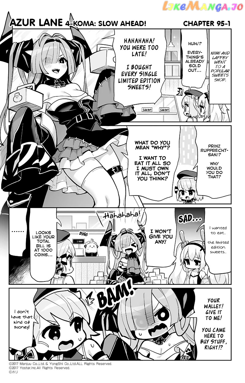 Azur Lane 4-Koma: Slow Ahead chapter 95 - page 1