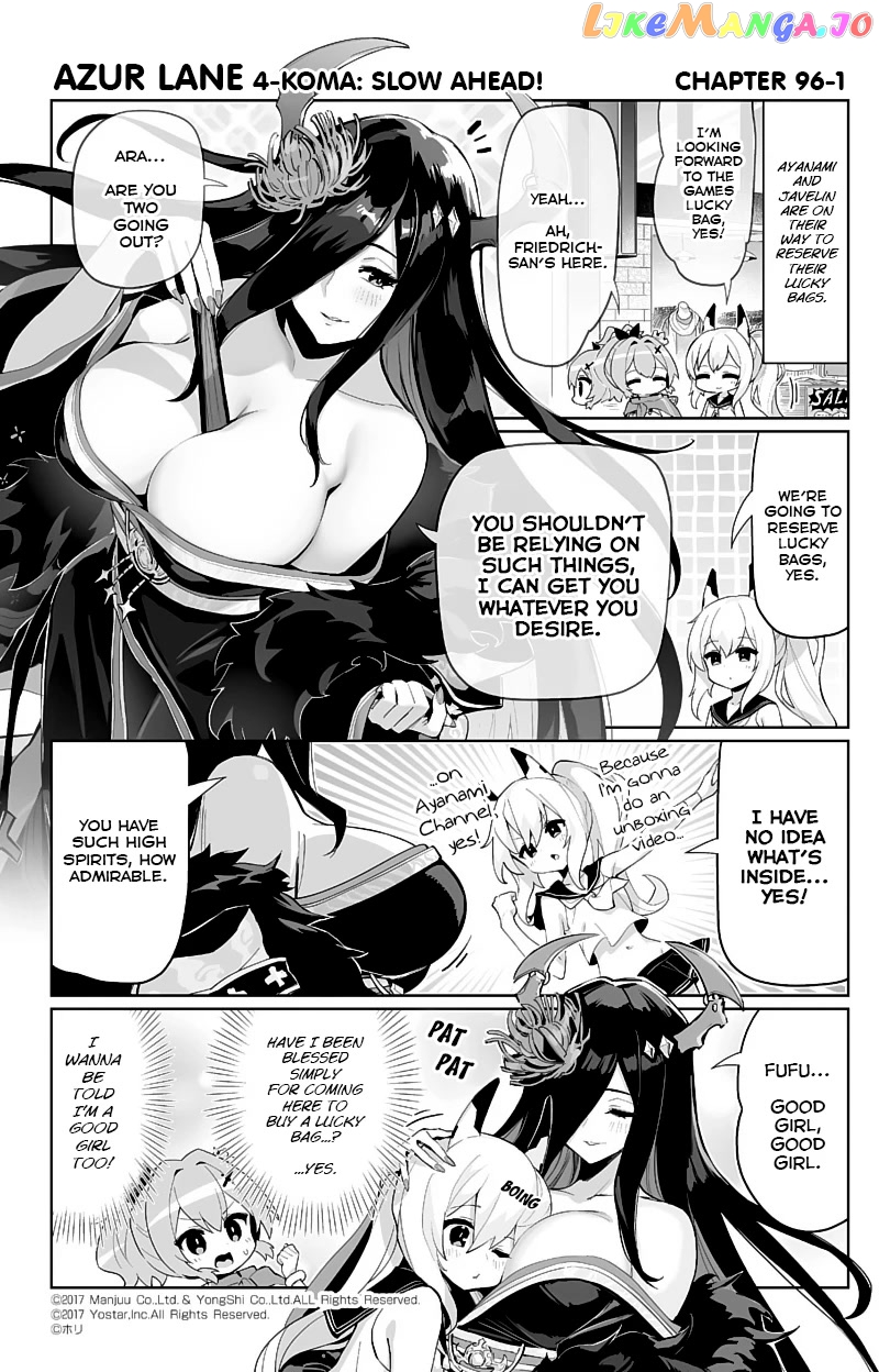 Azur Lane 4-Koma: Slow Ahead chapter 96 - page 1