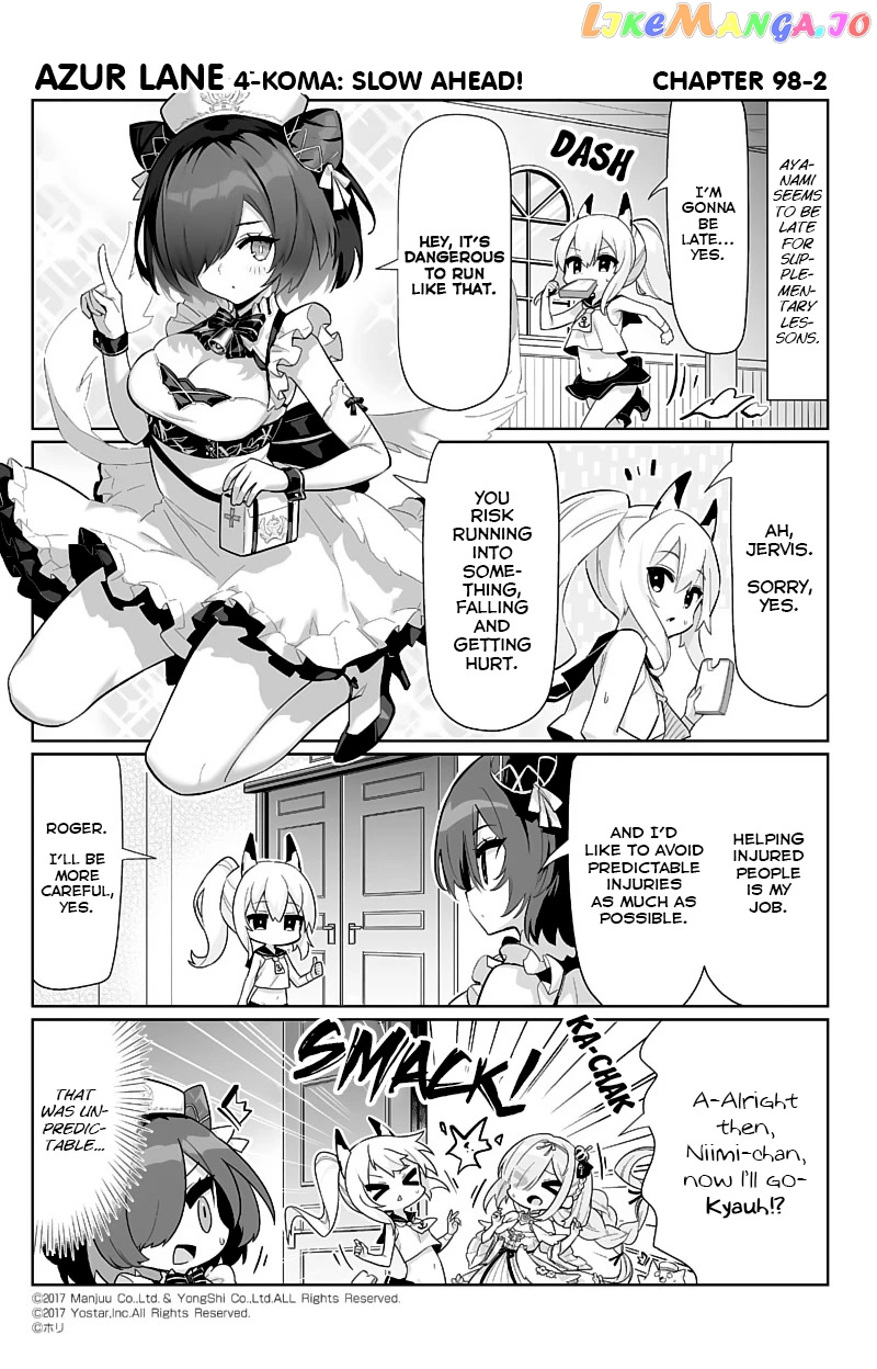Azur Lane 4-Koma: Slow Ahead chapter 98 - page 2