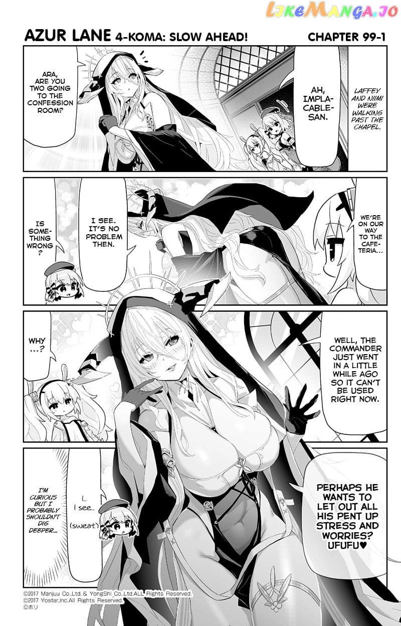 Azur Lane 4-Koma: Slow Ahead chapter 99 - page 1