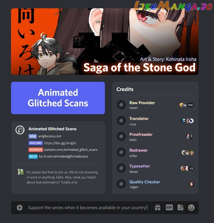 Saga of the Stone God Chapter 1 - page 1
