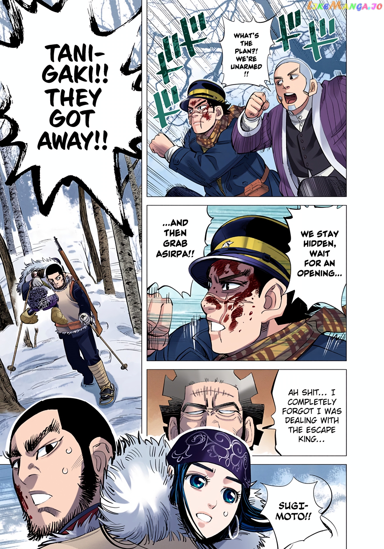 Golden Kamuy - Digital Colored Comics chapter 28 - page 15