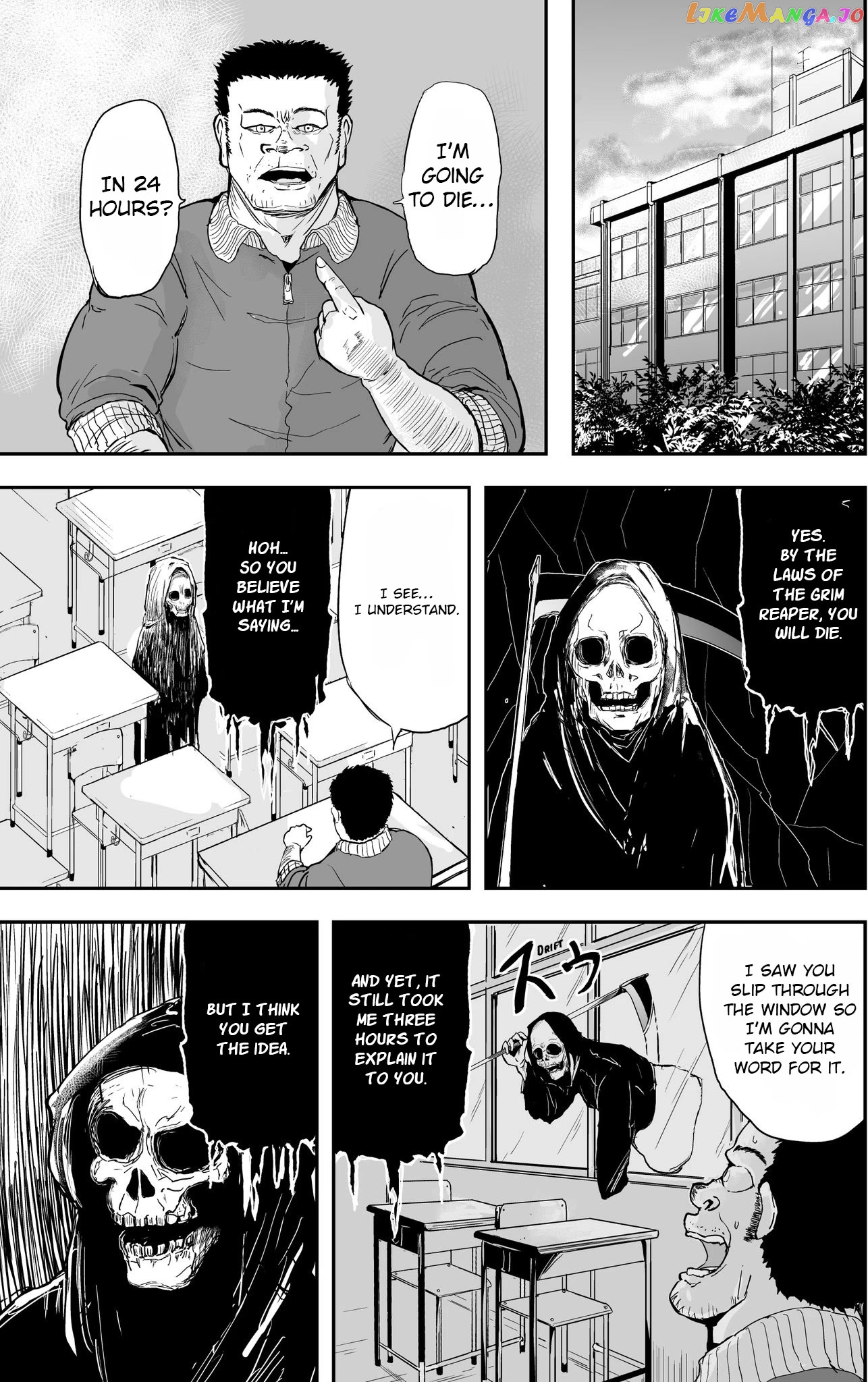 A Manga About The Kind Of Pe Teacher Who Dies At The Start Of A School Horror Movie chapter 8 - page 1