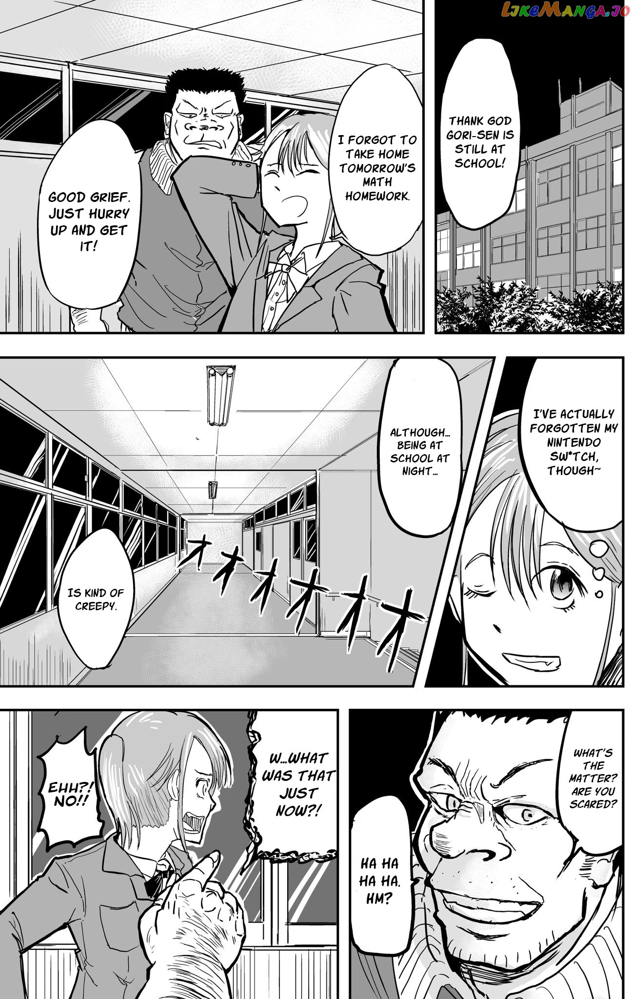 A Manga About The Kind Of Pe Teacher Who Dies At The Start Of A School Horror Movie chapter 9 - page 1