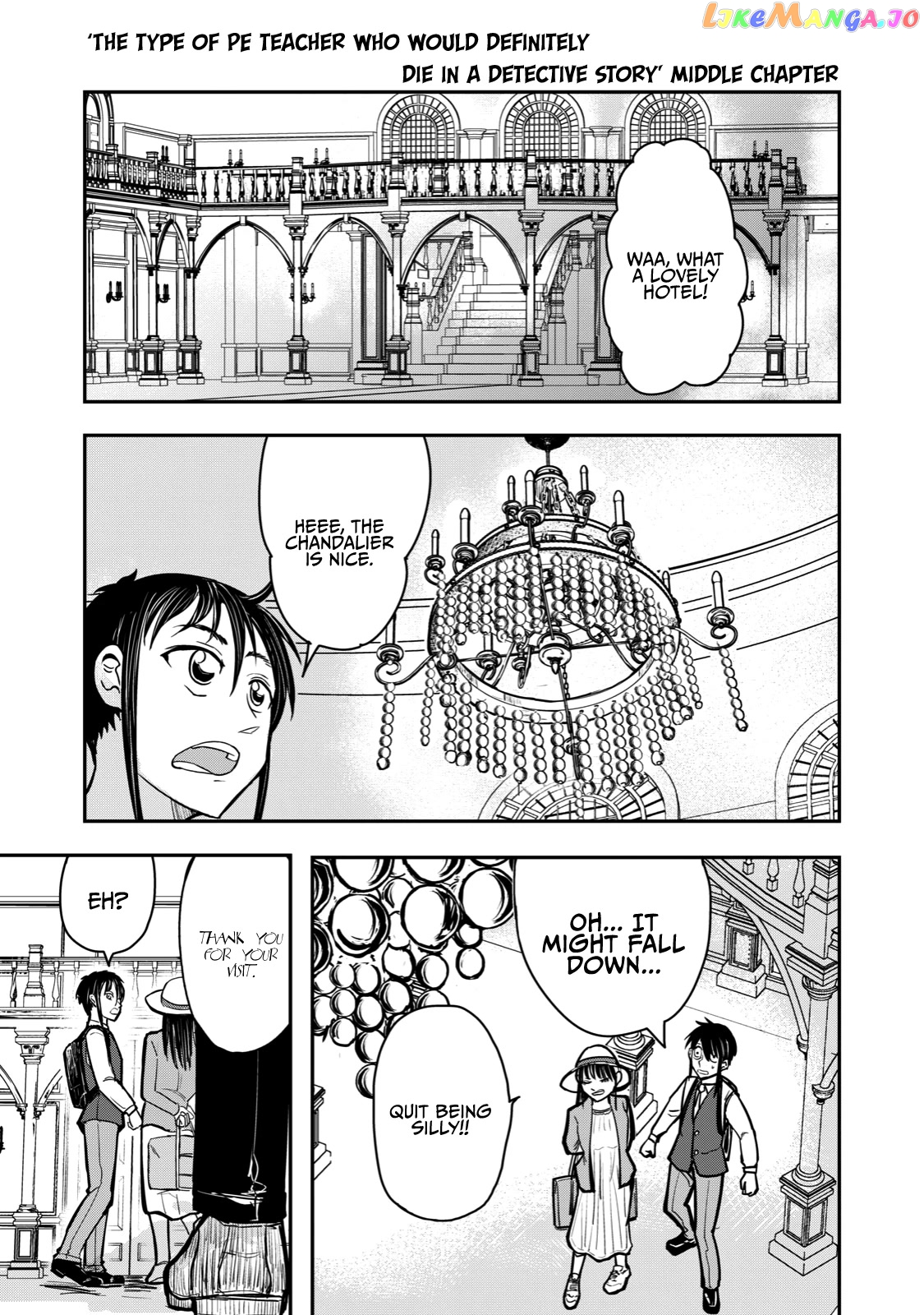 A Manga About The Kind Of Pe Teacher Who Dies At The Start Of A School Horror Movie chapter 19 - page 1