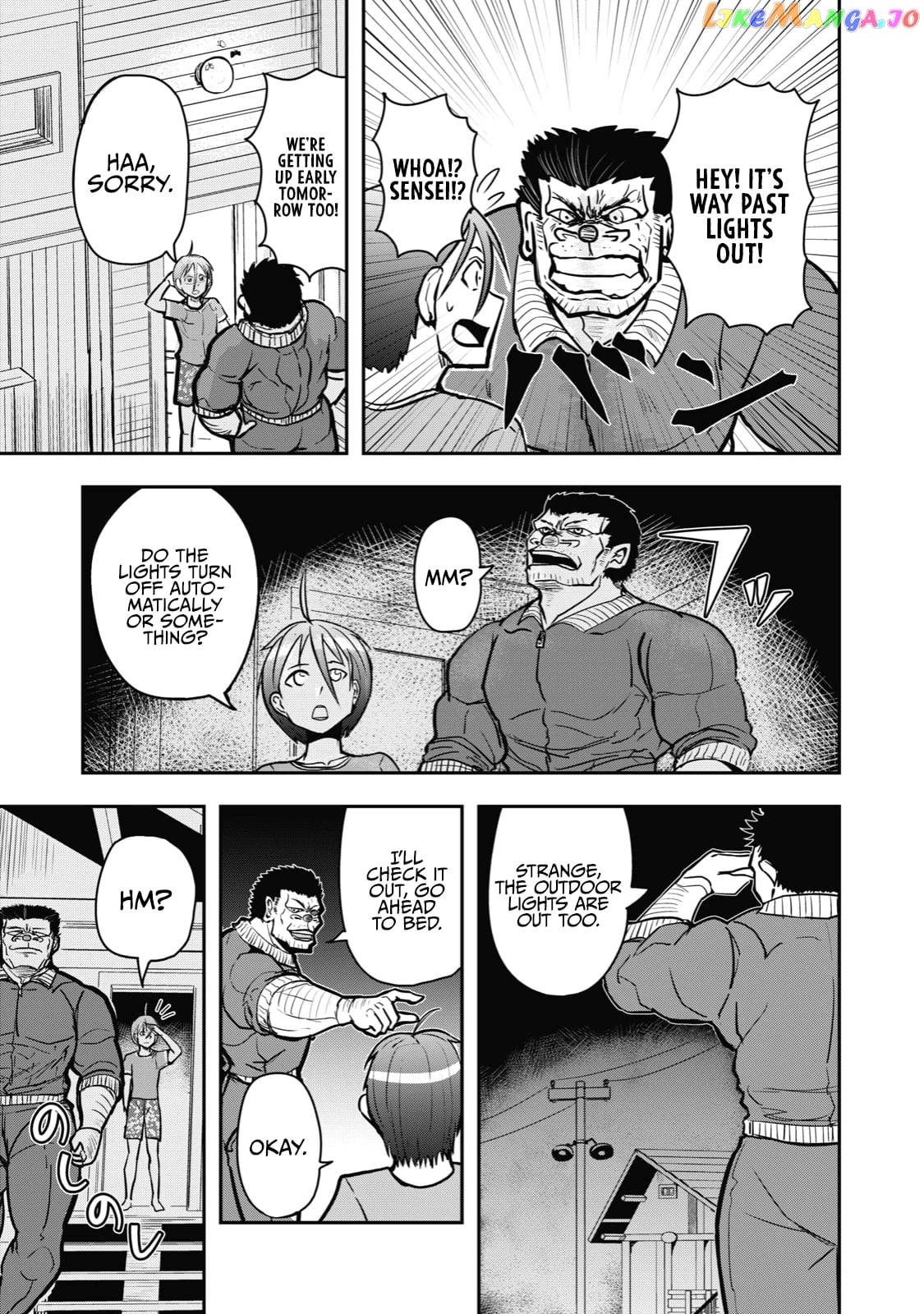 A Manga About The Kind Of Pe Teacher Who Dies At The Start Of A School Horror Movie chapter 26 - page 3