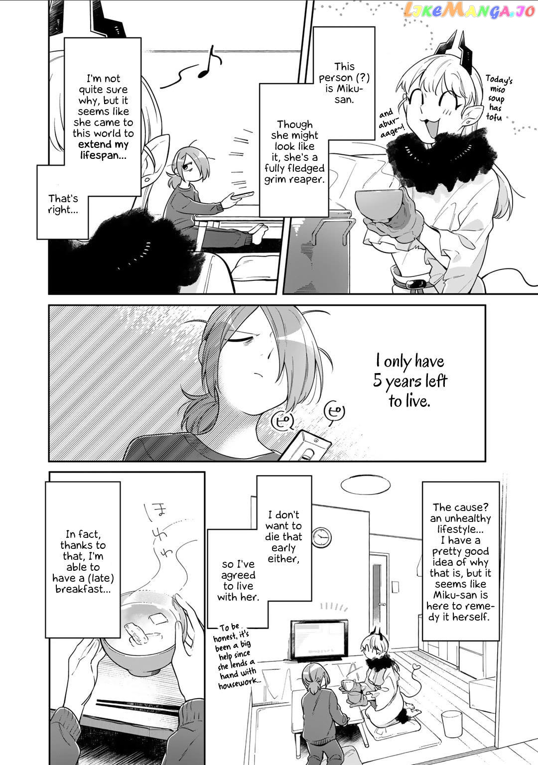 Gohan No Otomo Ni, Shinigami To! chapter 4.1 - page 2