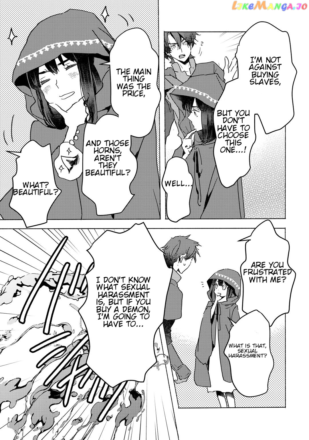 I’m A Former Slave, But I Tried To Buy An Oni Slave Who I Later Found To Have Too Much Energy So I Want To Throw Him Away… chapter 4.2 - page 7
