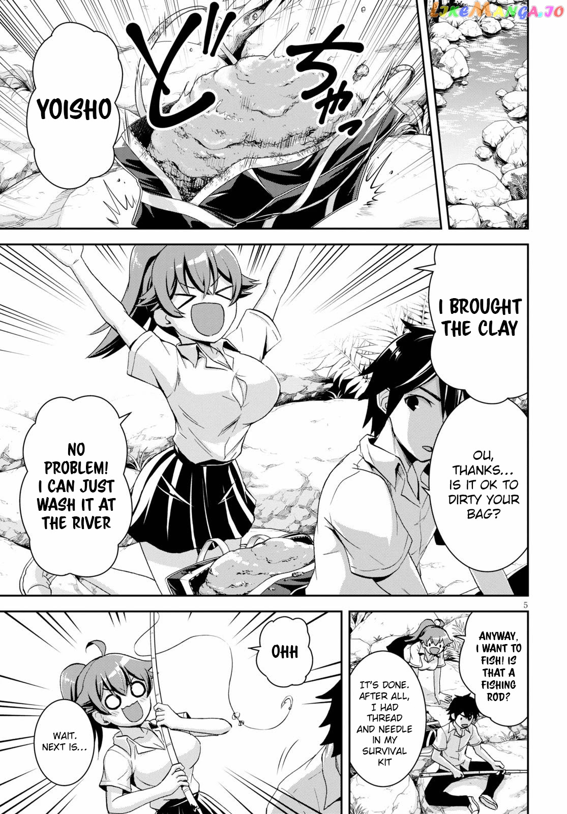 Isekai Yurutto Survival Seikatsu: Gakkou no Minna to Isekai no Mujintou ni Tenishitakedo Ore Dake Rakushou desu chapter 4 - page 6