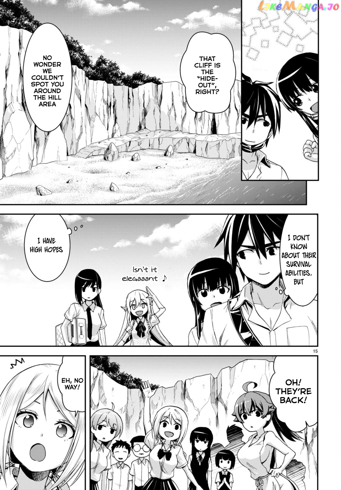 Isekai Yurutto Survival Seikatsu: Gakkou no Minna to Isekai no Mujintou ni Tenishitakedo Ore Dake Rakushou desu chapter 16 - page 16