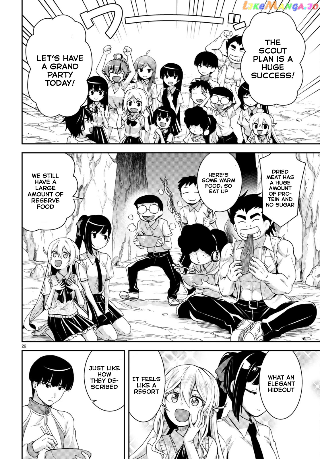 Isekai Yurutto Survival Seikatsu: Gakkou no Minna to Isekai no Mujintou ni Tenishitakedo Ore Dake Rakushou desu chapter 16 - page 27