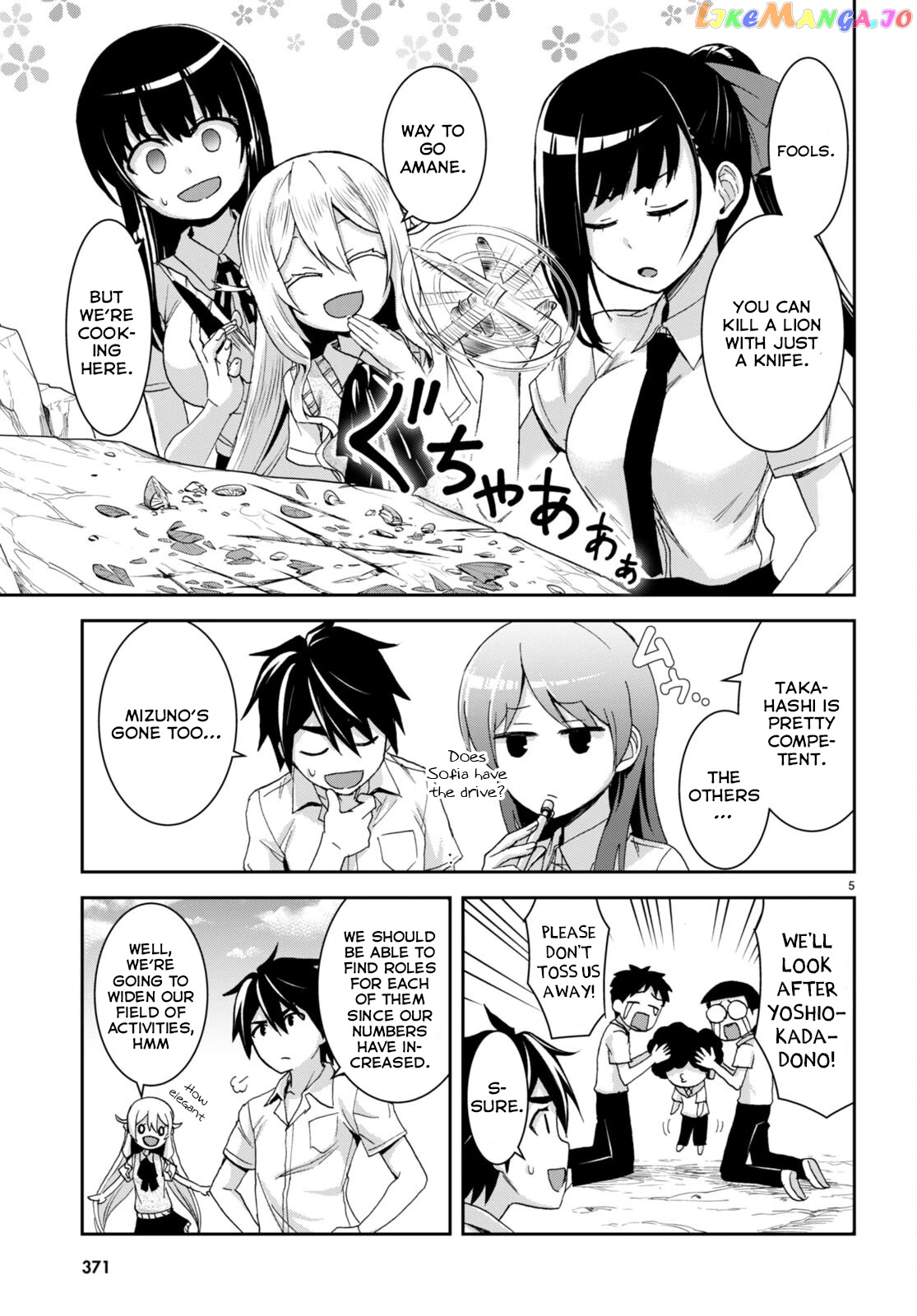 Isekai Yurutto Survival Seikatsu: Gakkou no Minna to Isekai no Mujintou ni Tenishitakedo Ore Dake Rakushou desu chapter 17 - page 6