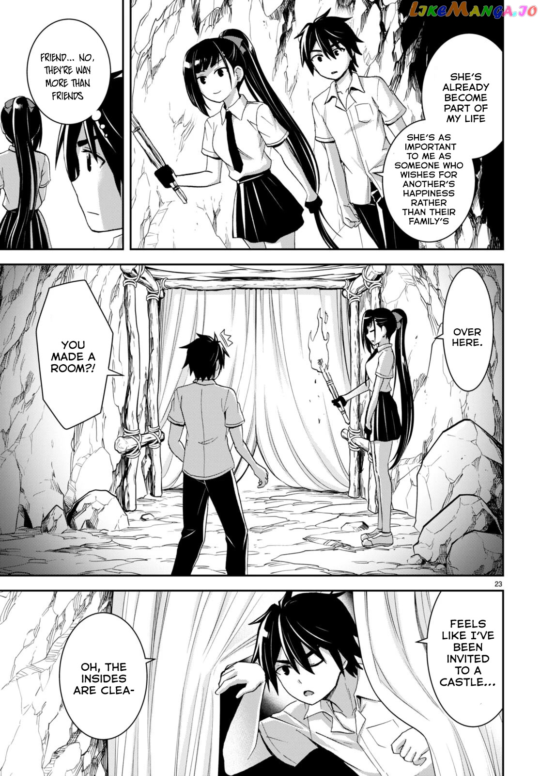 Isekai Yurutto Survival Seikatsu: Gakkou no Minna to Isekai no Mujintou ni Tenishitakedo Ore Dake Rakushou desu chapter 18 - page 24