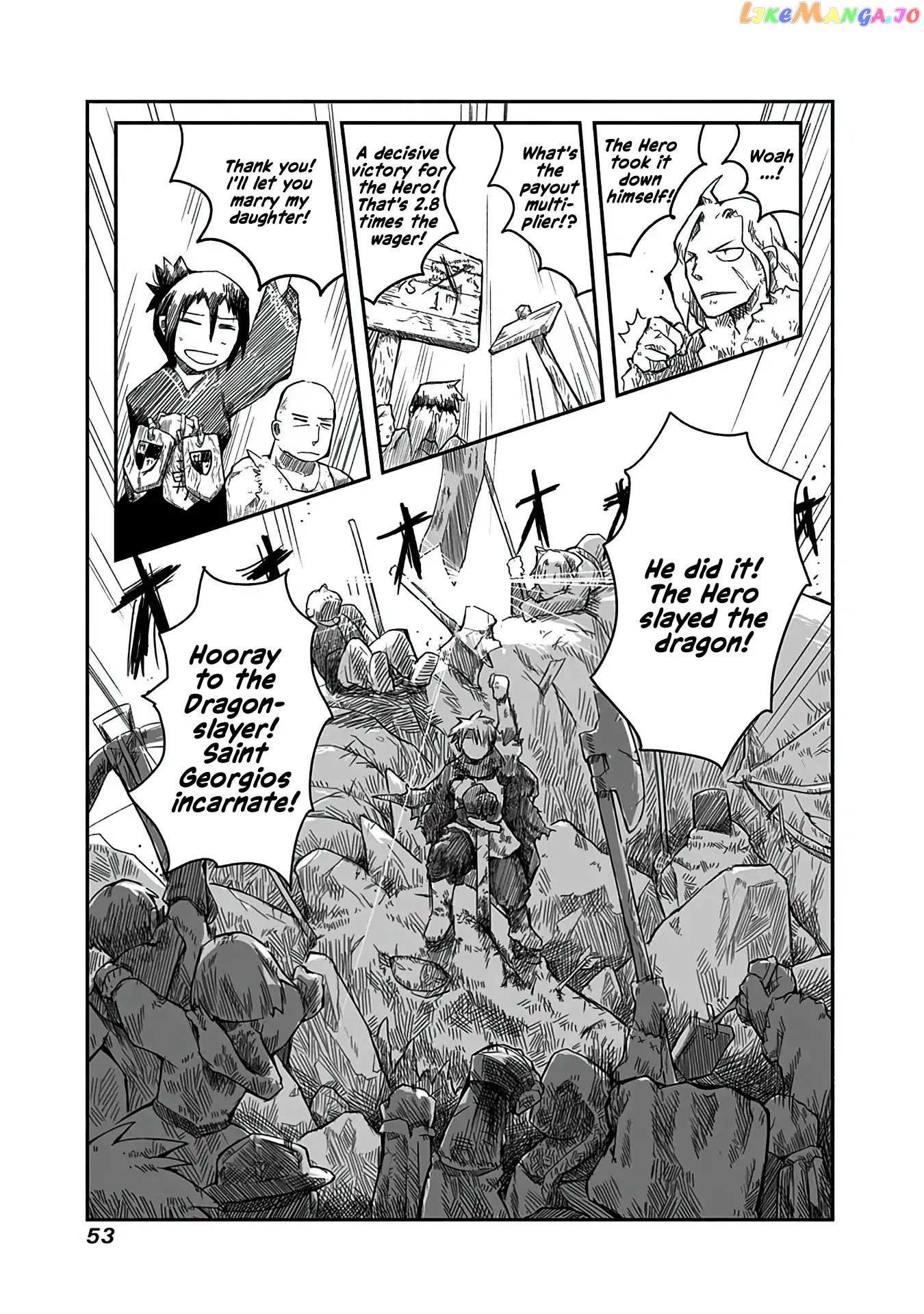 The Dragon, the Hero, and the Courier chapter 2 - page 13