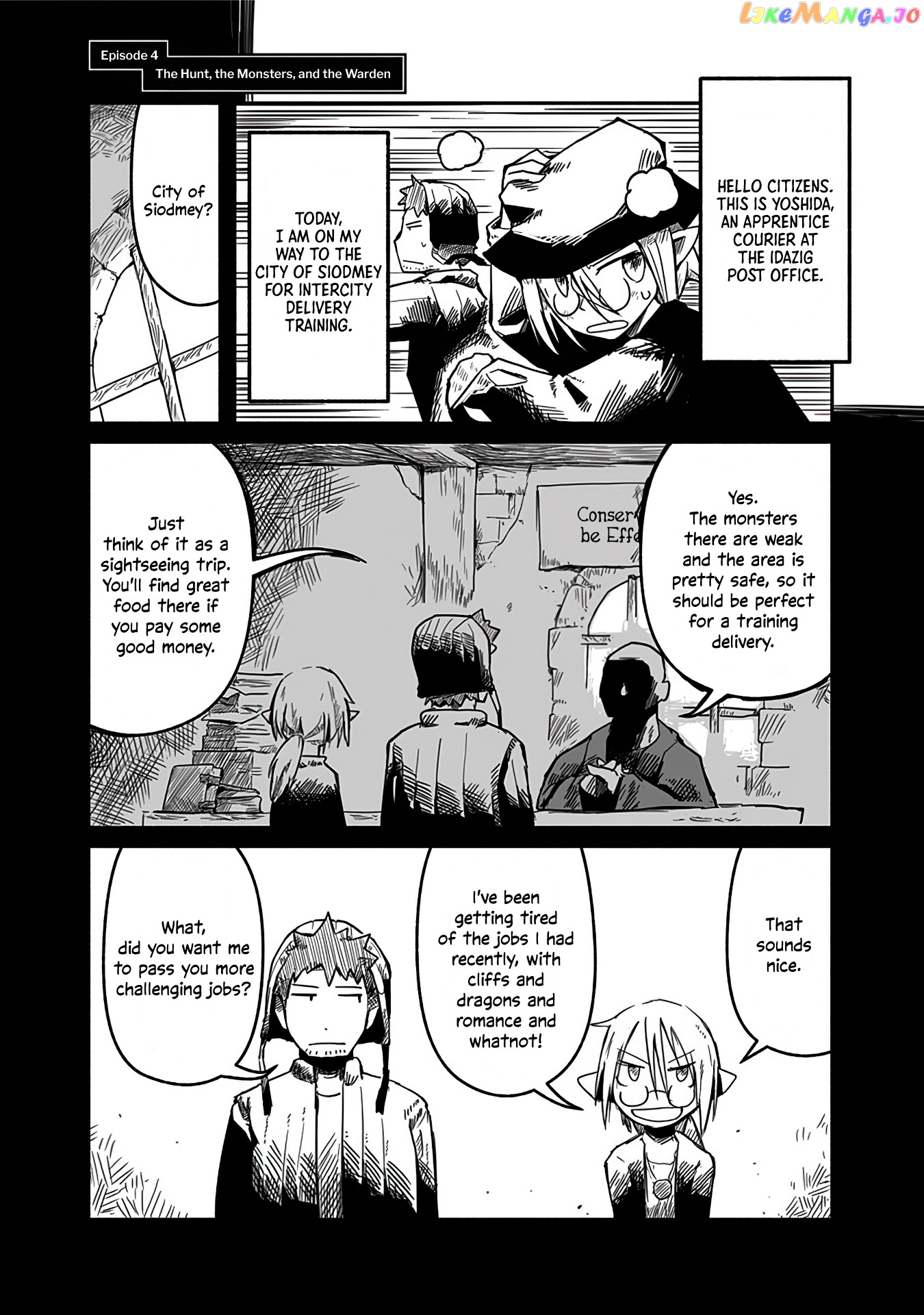 The Dragon, the Hero, and the Courier chapter 4 - page 1