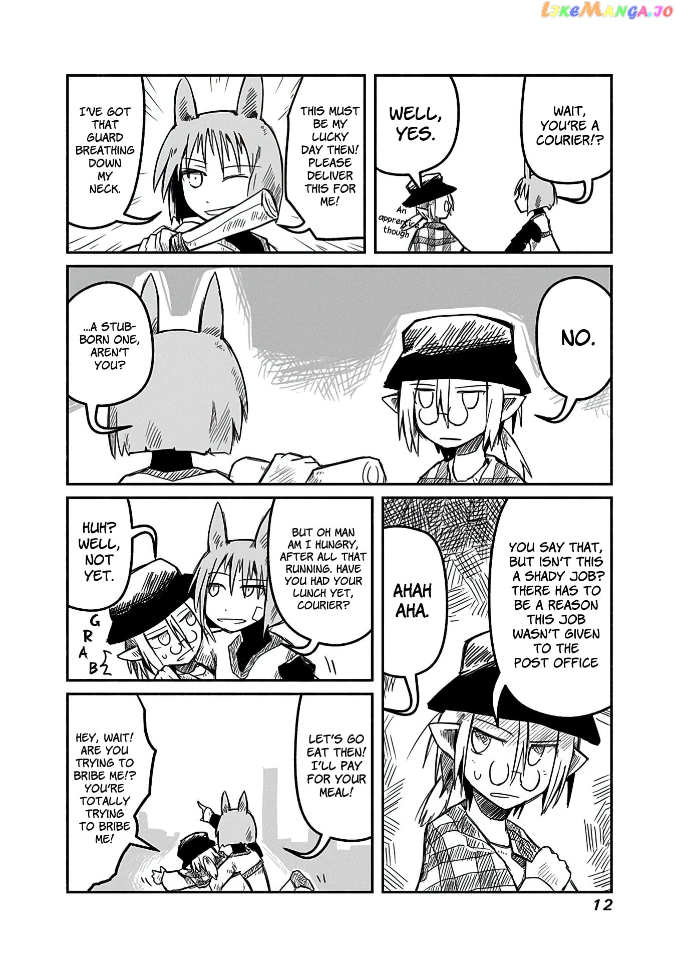 The Dragon, the Hero, and the Courier chapter 8 - page 12