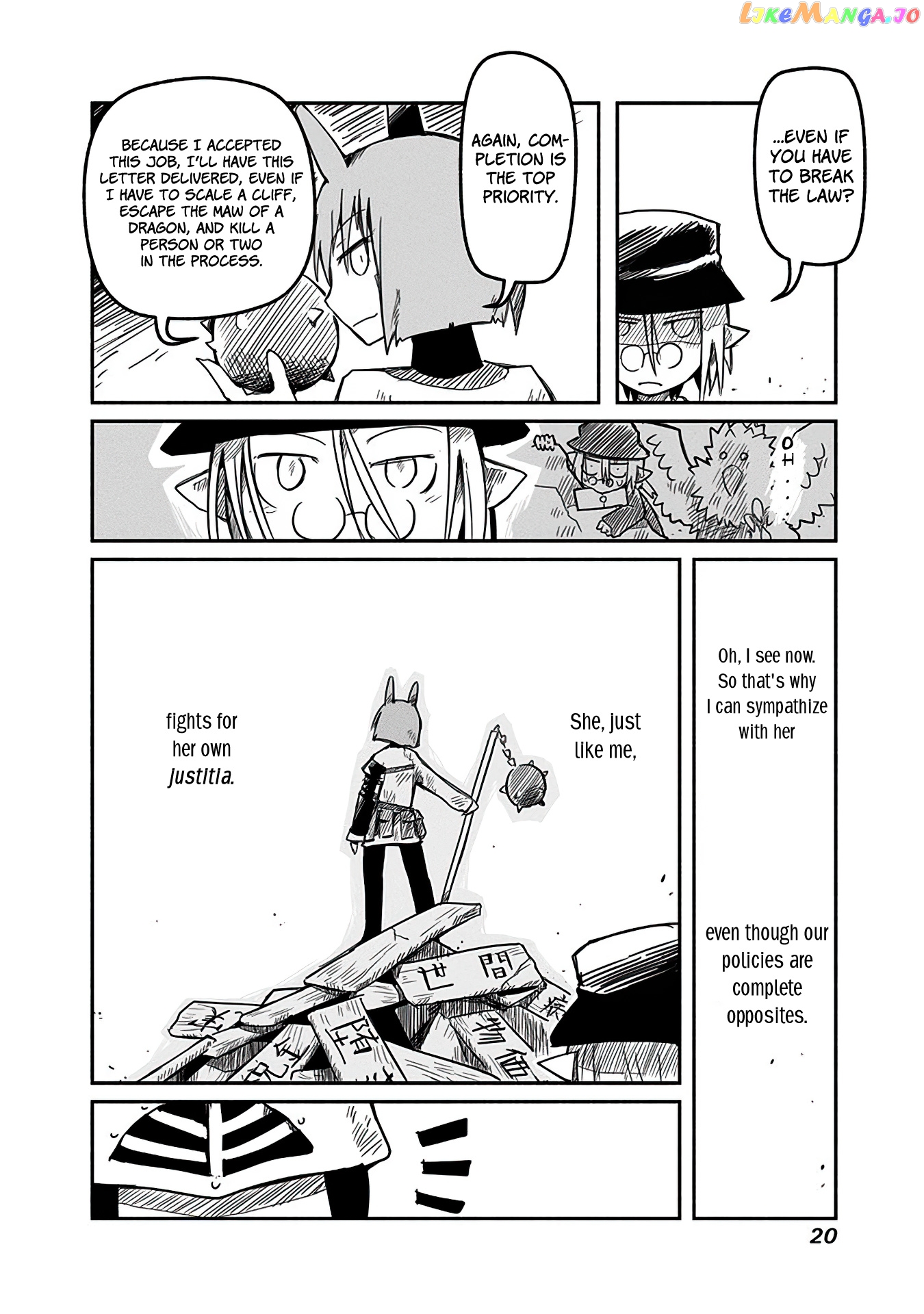 The Dragon, the Hero, and the Courier chapter 8 - page 20