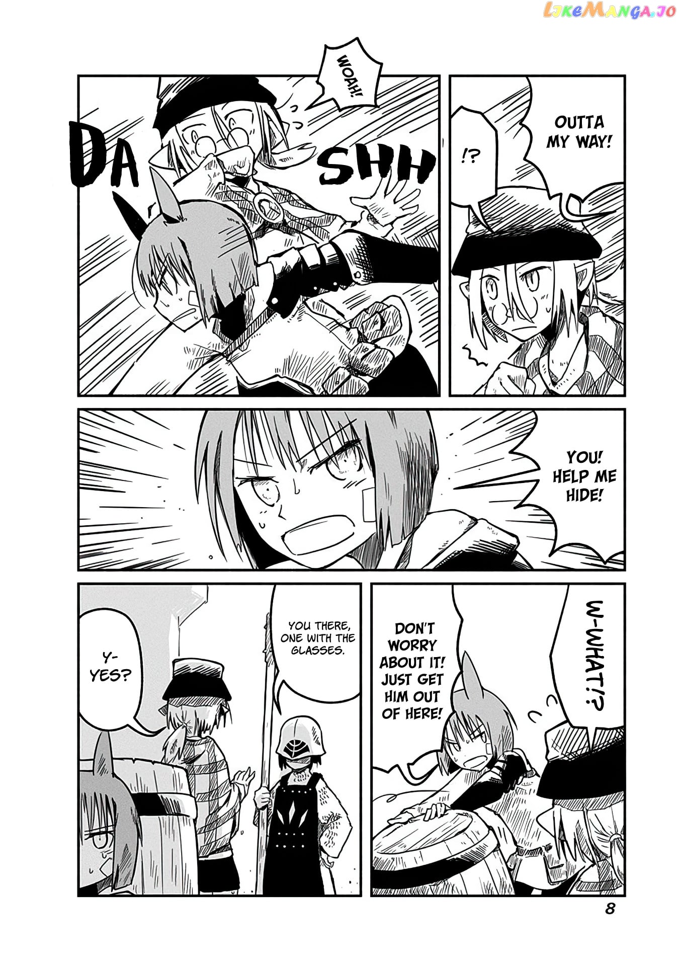 The Dragon, the Hero, and the Courier chapter 8 - page 8