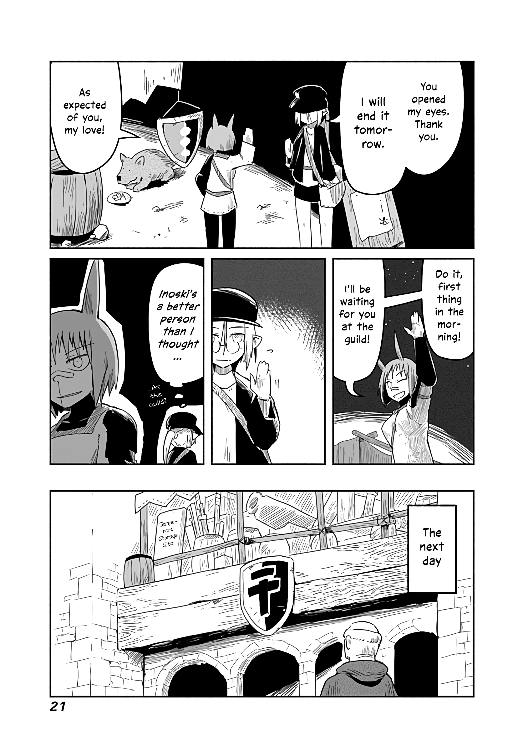 The Dragon, the Hero, and the Courier chapter 21 - page 22