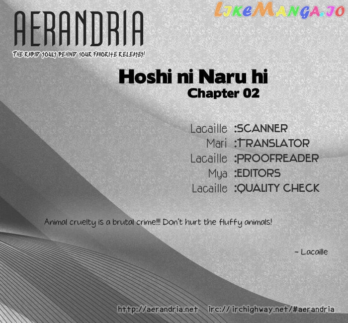 Hoshi Ni Naru Hi chapter 2 - page 2
