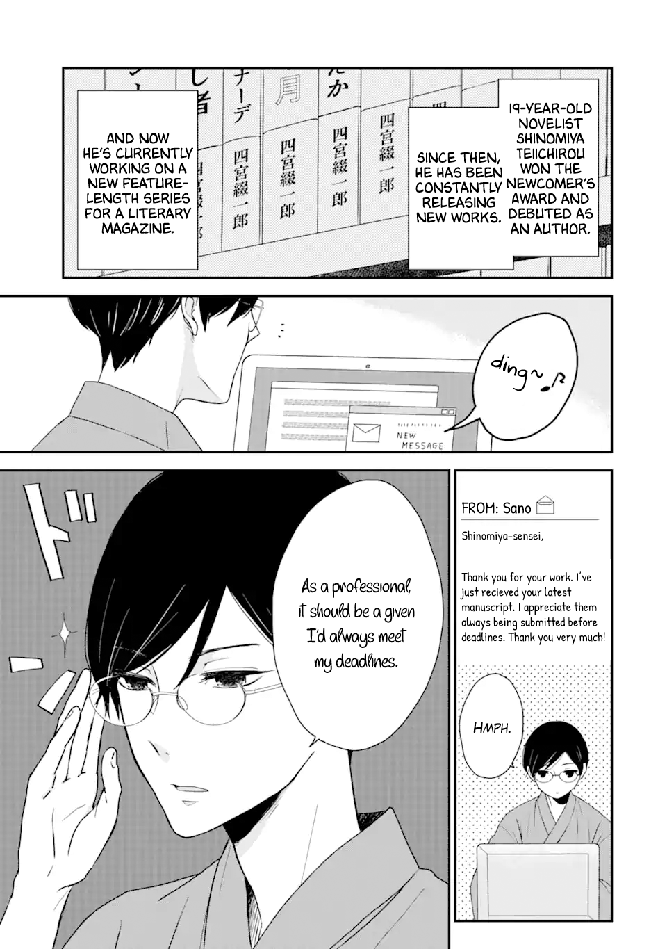 My Housemate Sano-kun Is Just My Editor chapter 1.1 - page 13