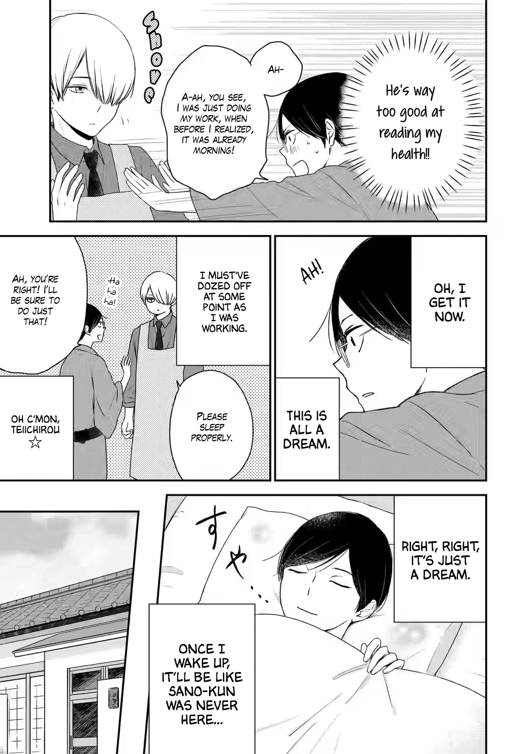 My Housemate Sano-kun Is Just My Editor chapter 2.1 - page 5