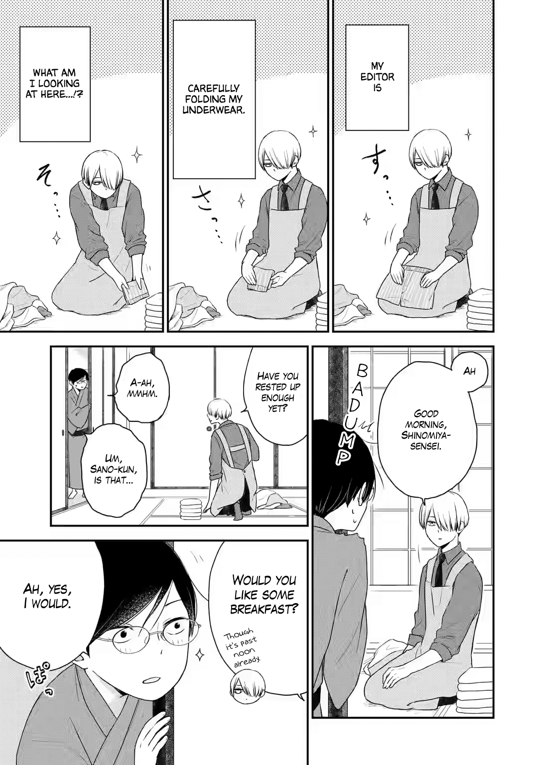 My Housemate Sano-kun Is Just My Editor chapter 2.1 - page 7