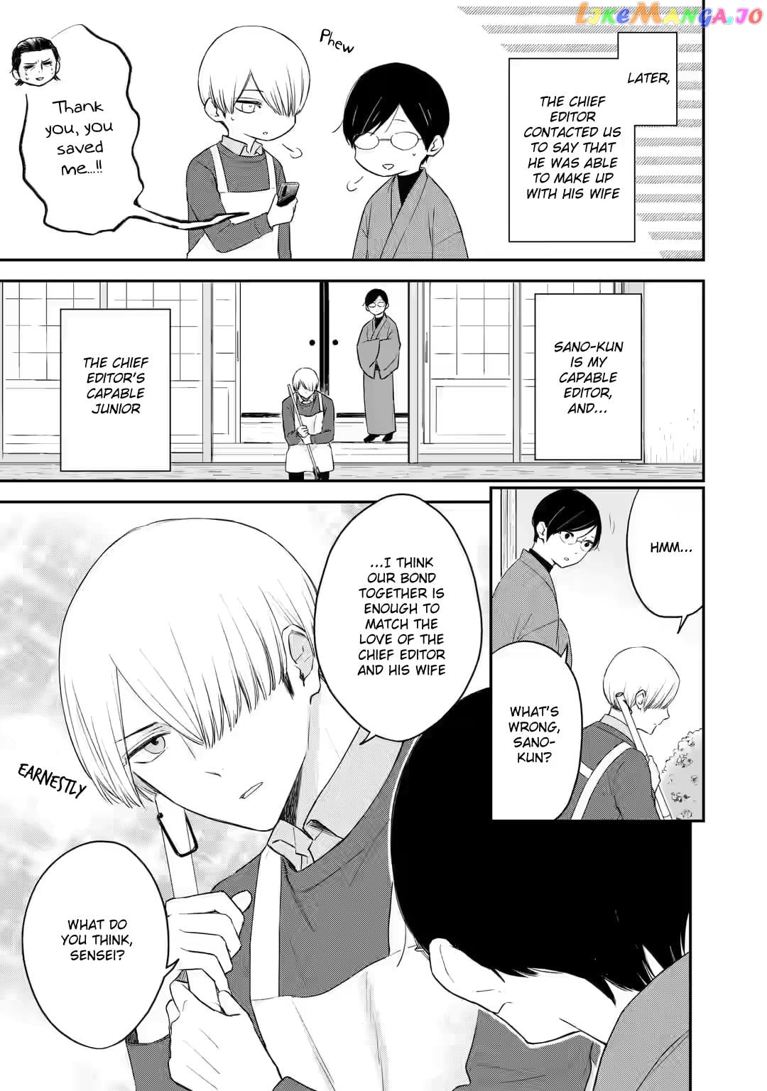 My Housemate Sano-kun Is Just My Editor chapter 17.2 - page 14