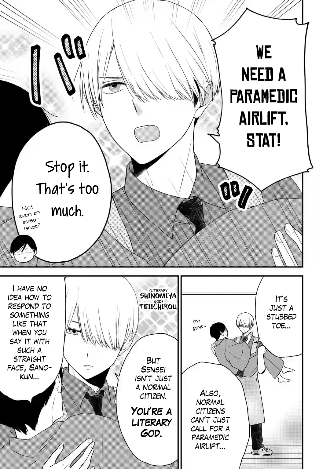 My Housemate Sano-kun Is Just My Editor chapter 2.2 - page 2