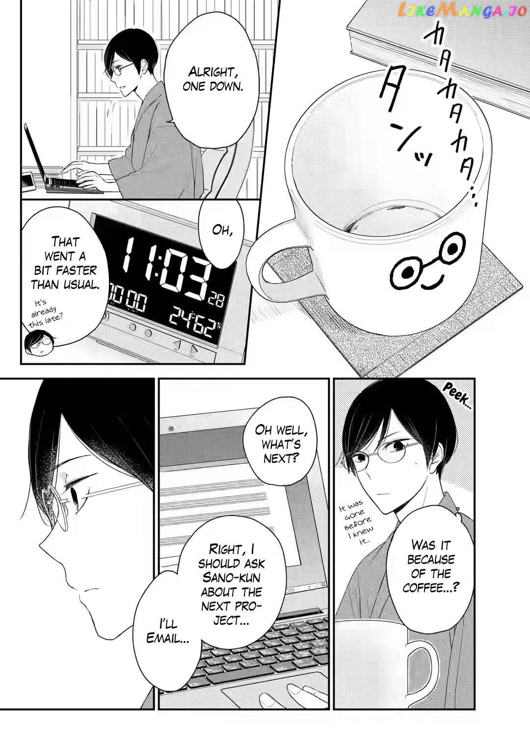 My Housemate Sano-kun Is Just My Editor chapter 2.3 - page 1