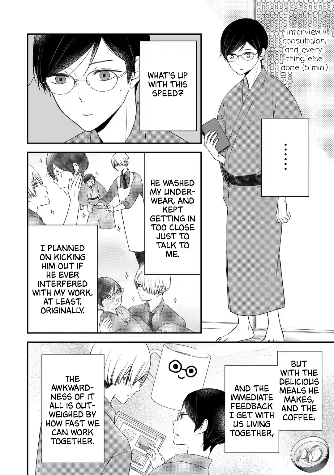 My Housemate Sano-kun Is Just My Editor chapter 2.3 - page 4