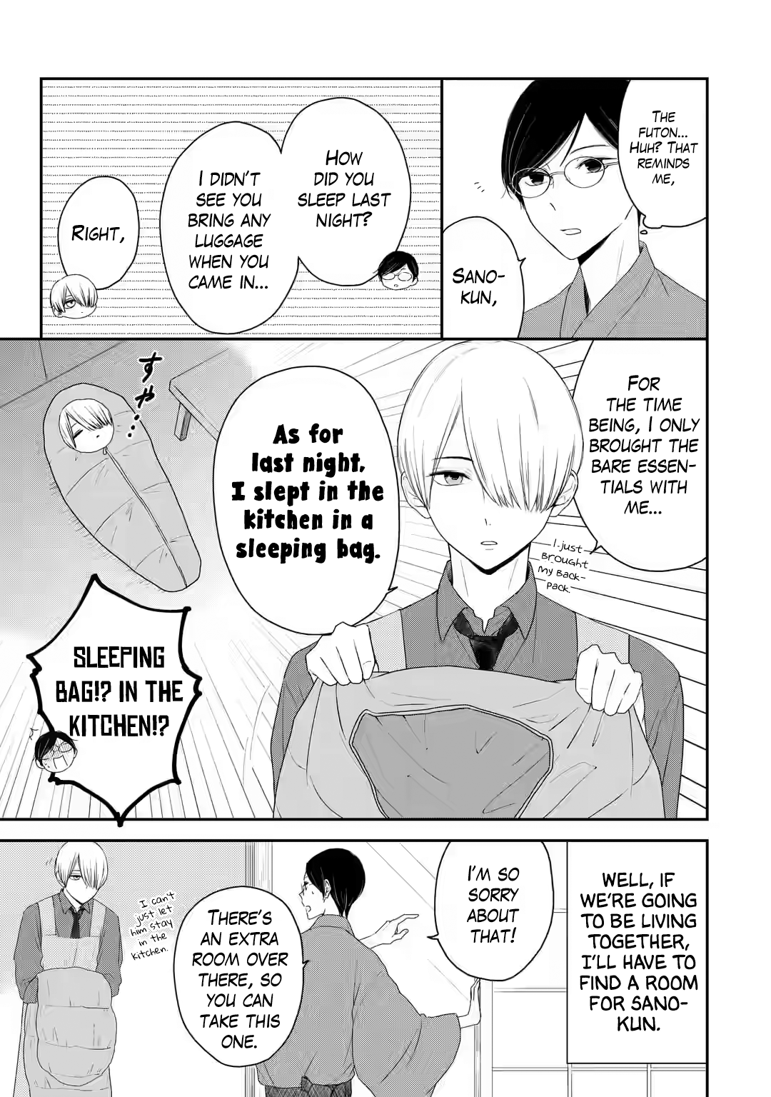 My Housemate Sano-kun Is Just My Editor chapter 3.1 - page 3