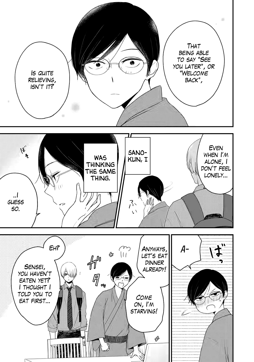 My Housemate Sano-kun Is Just My Editor chapter 3.2 - page 9