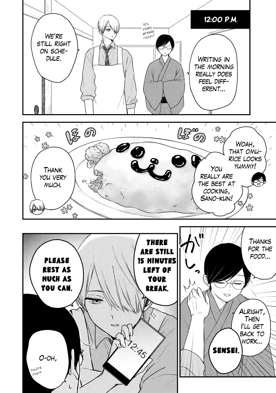 My Housemate Sano-kun Is Just My Editor chapter 4 - page 14