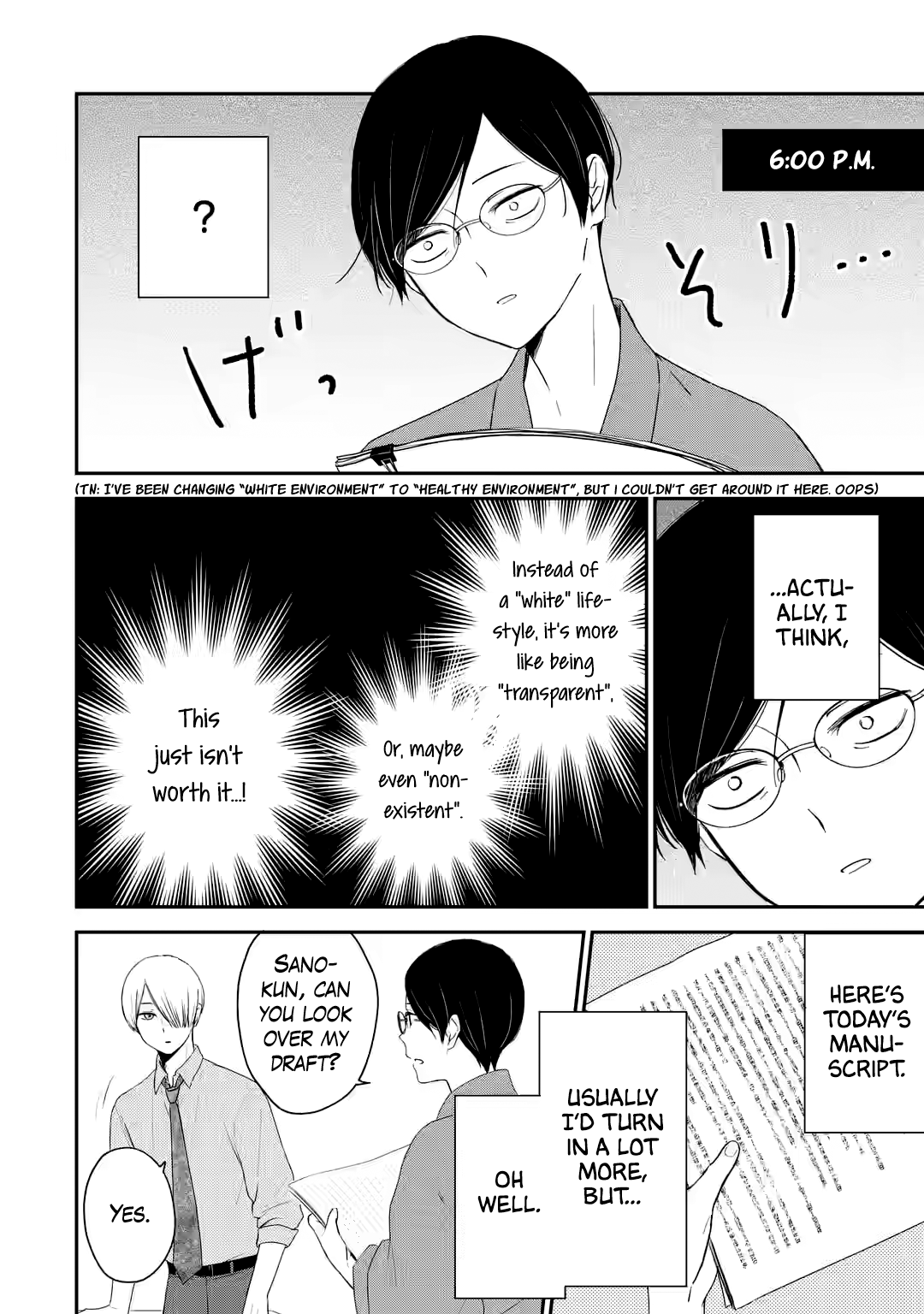 My Housemate Sano-kun Is Just My Editor chapter 4 - page 22