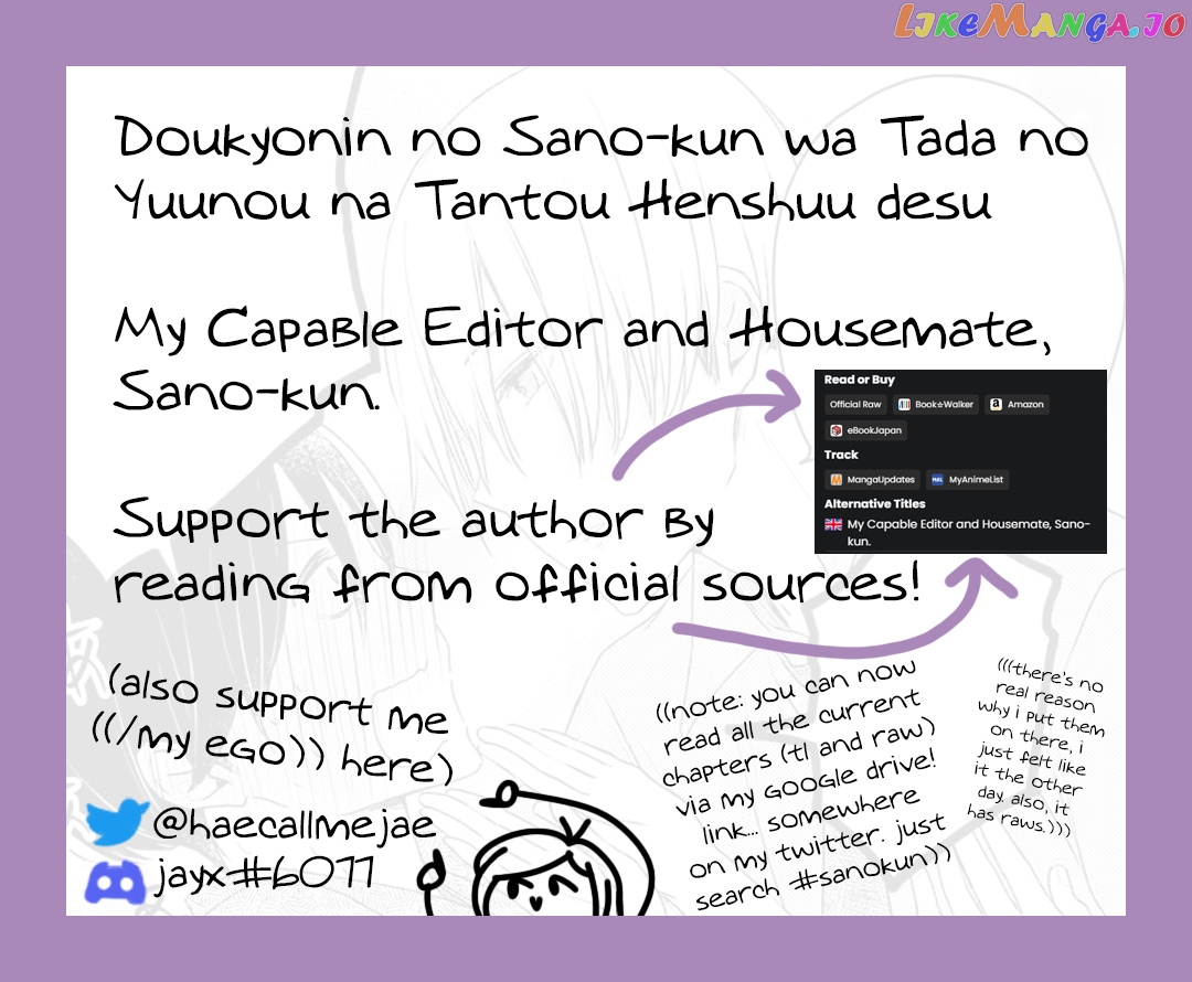 My Housemate Sano-kun Is Just My Editor chapter 4 - page 30