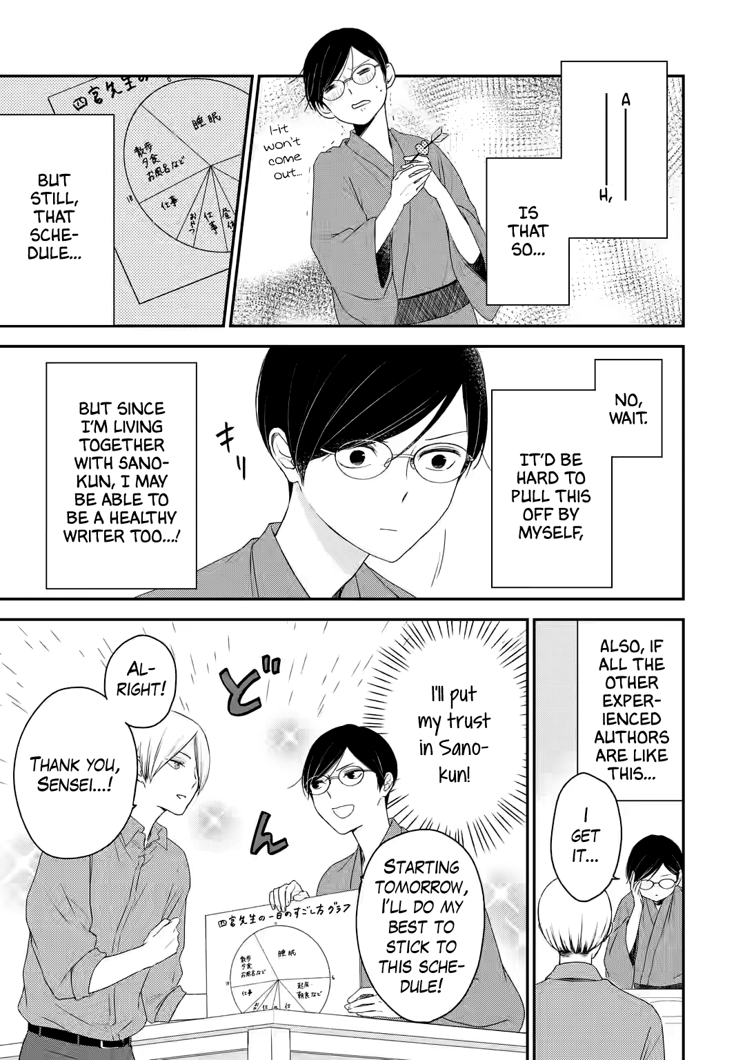 My Housemate Sano-kun Is Just My Editor chapter 4 - page 9